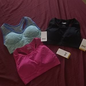 NWT Everlast Sports Bra Bundle, Sz S